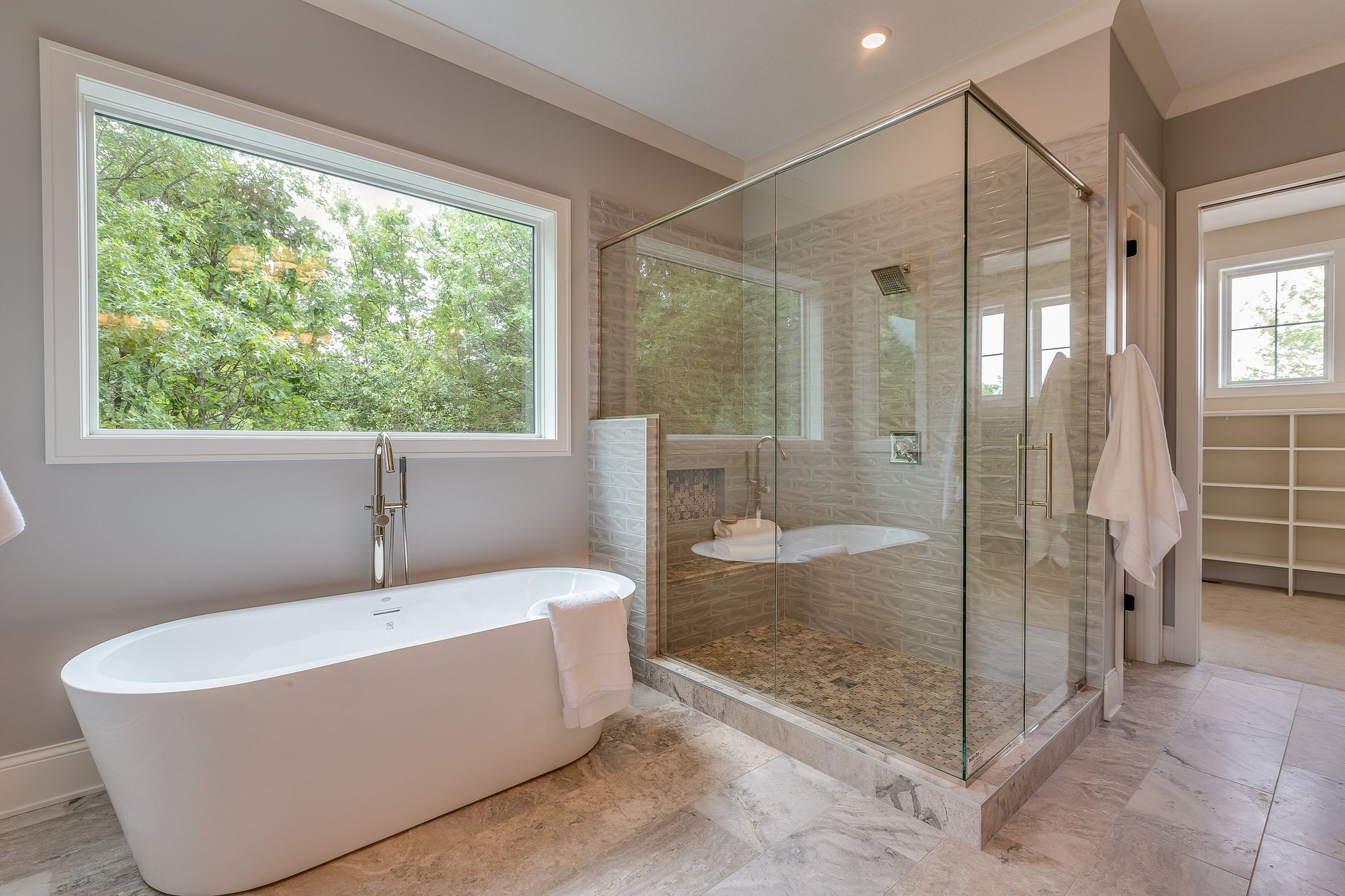 Modern bathroom remodel