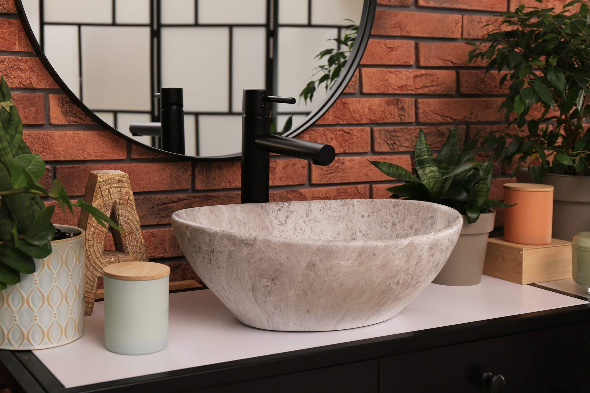 Modern bathroom remodel