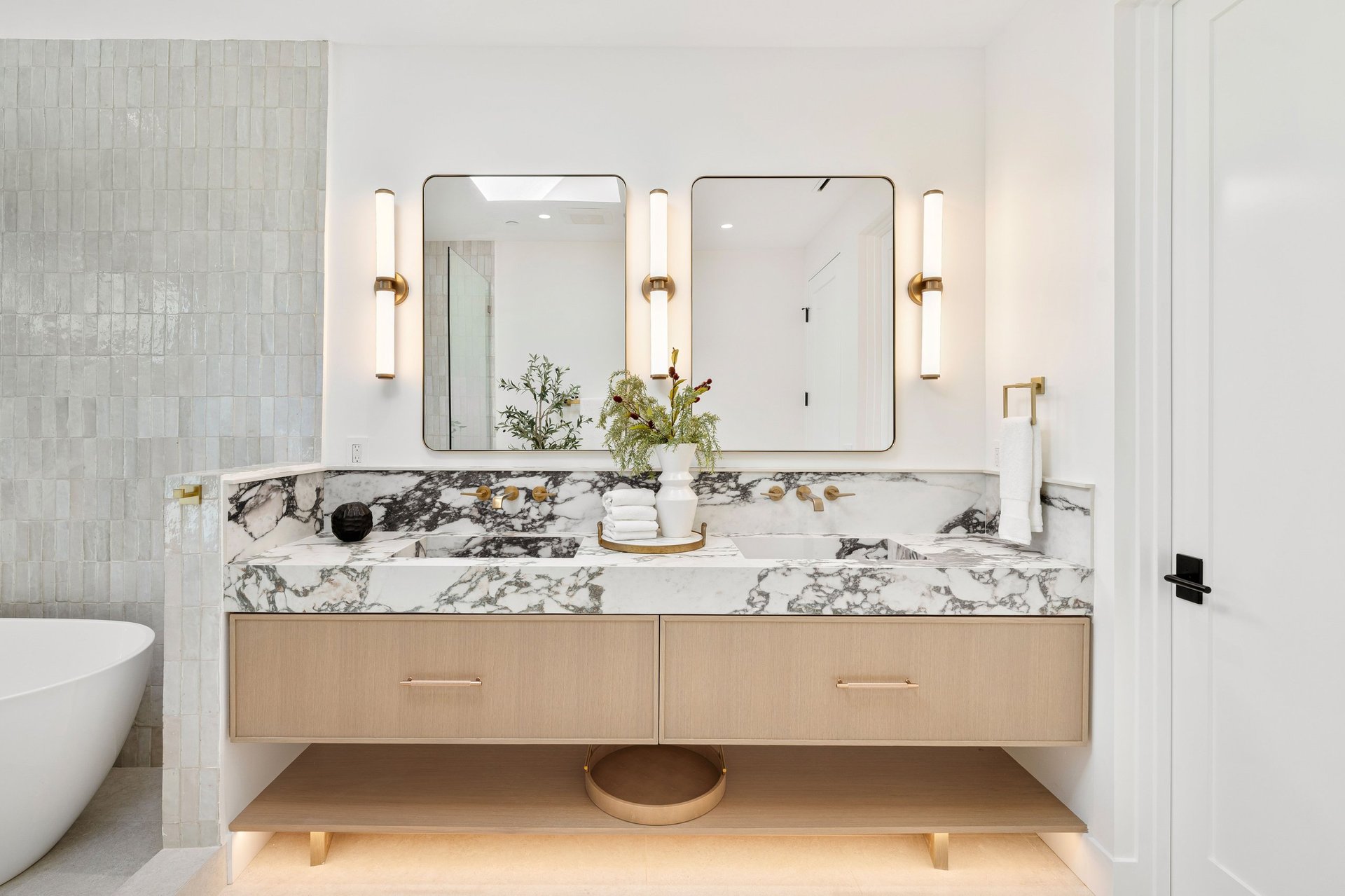 Modern bathroom remodel