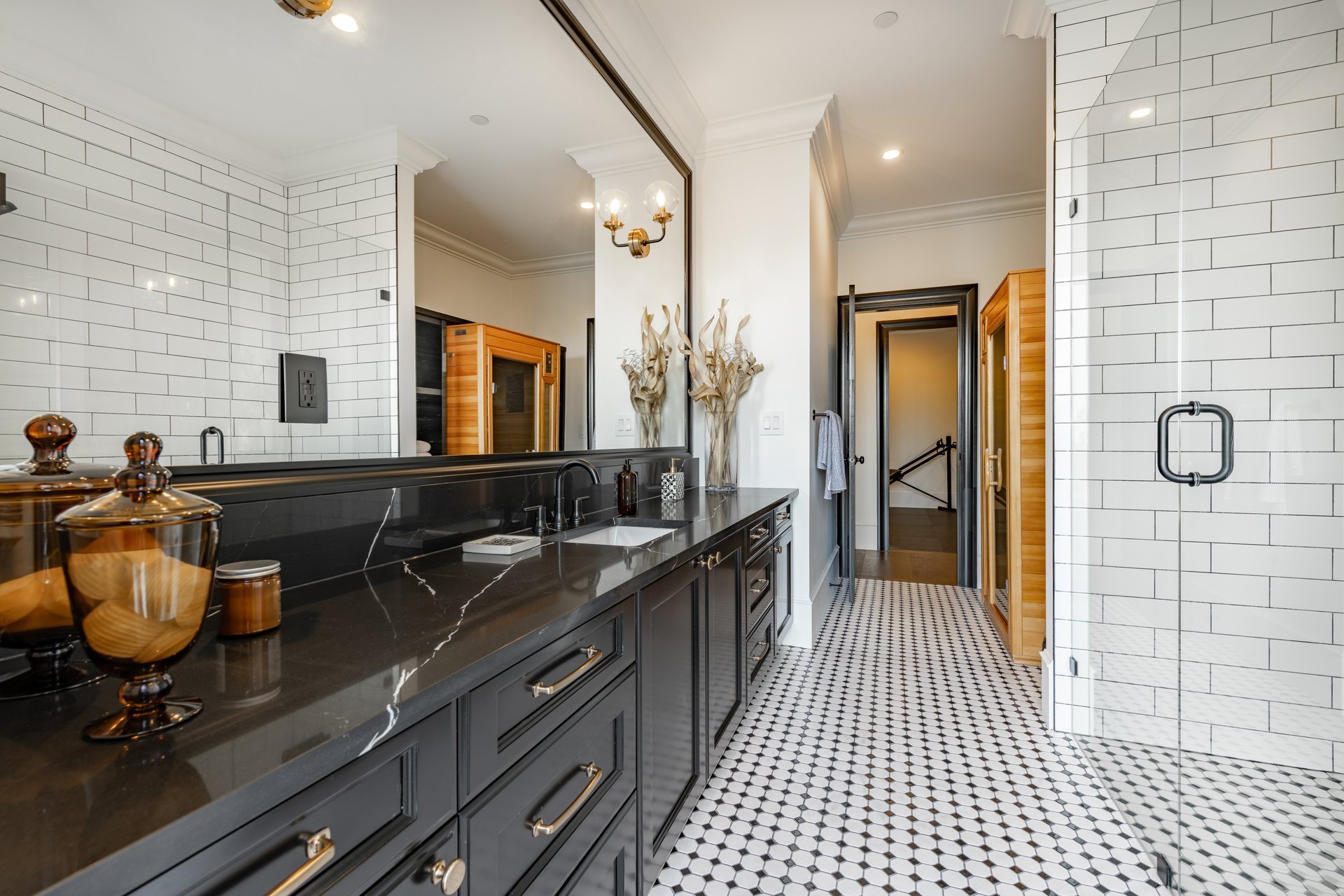 Modern bathroom remodel