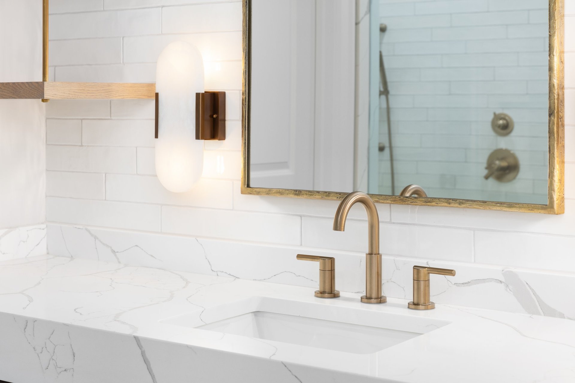 Modern bathroom remodel