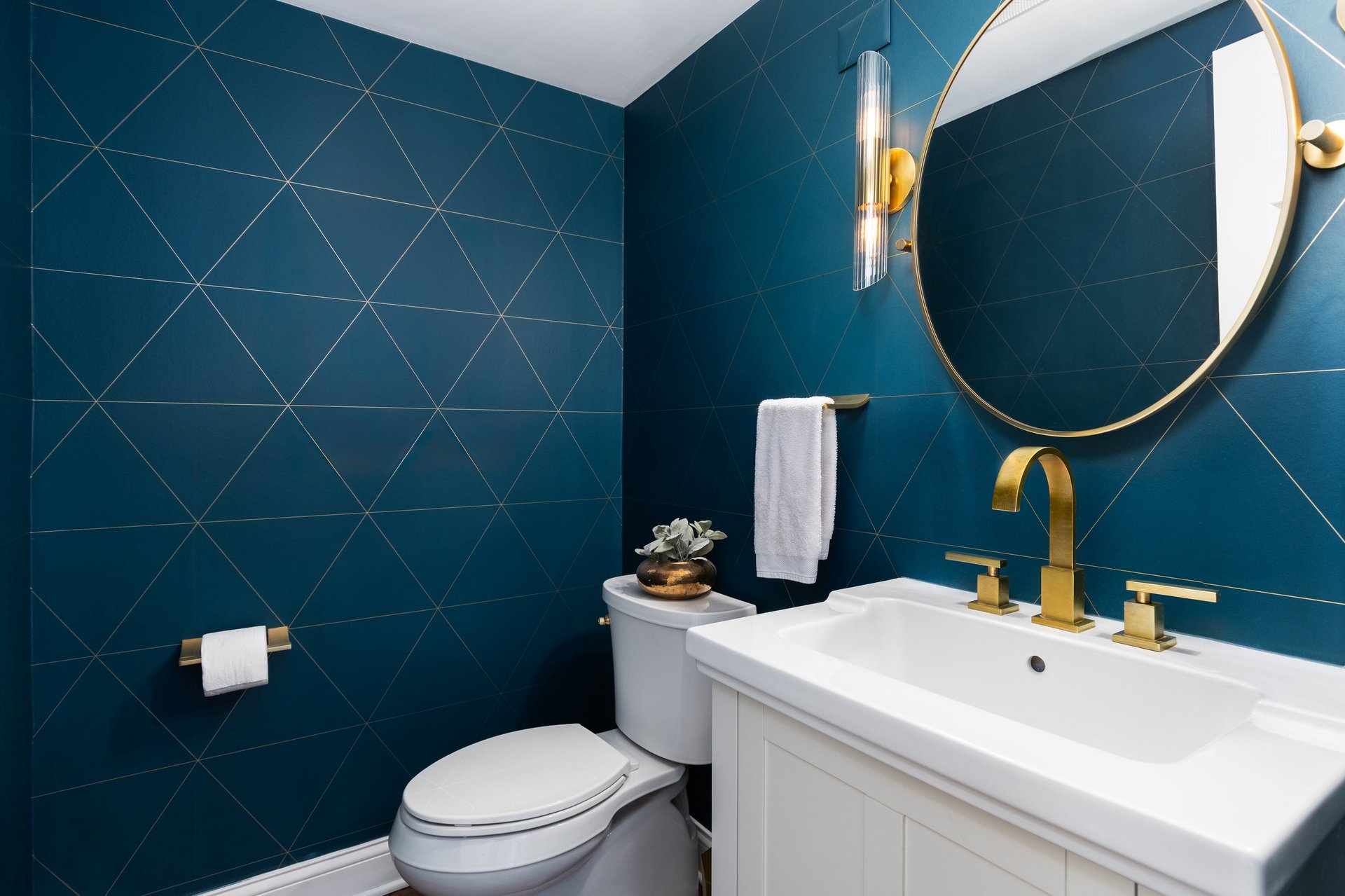 Modern bathroom remodel